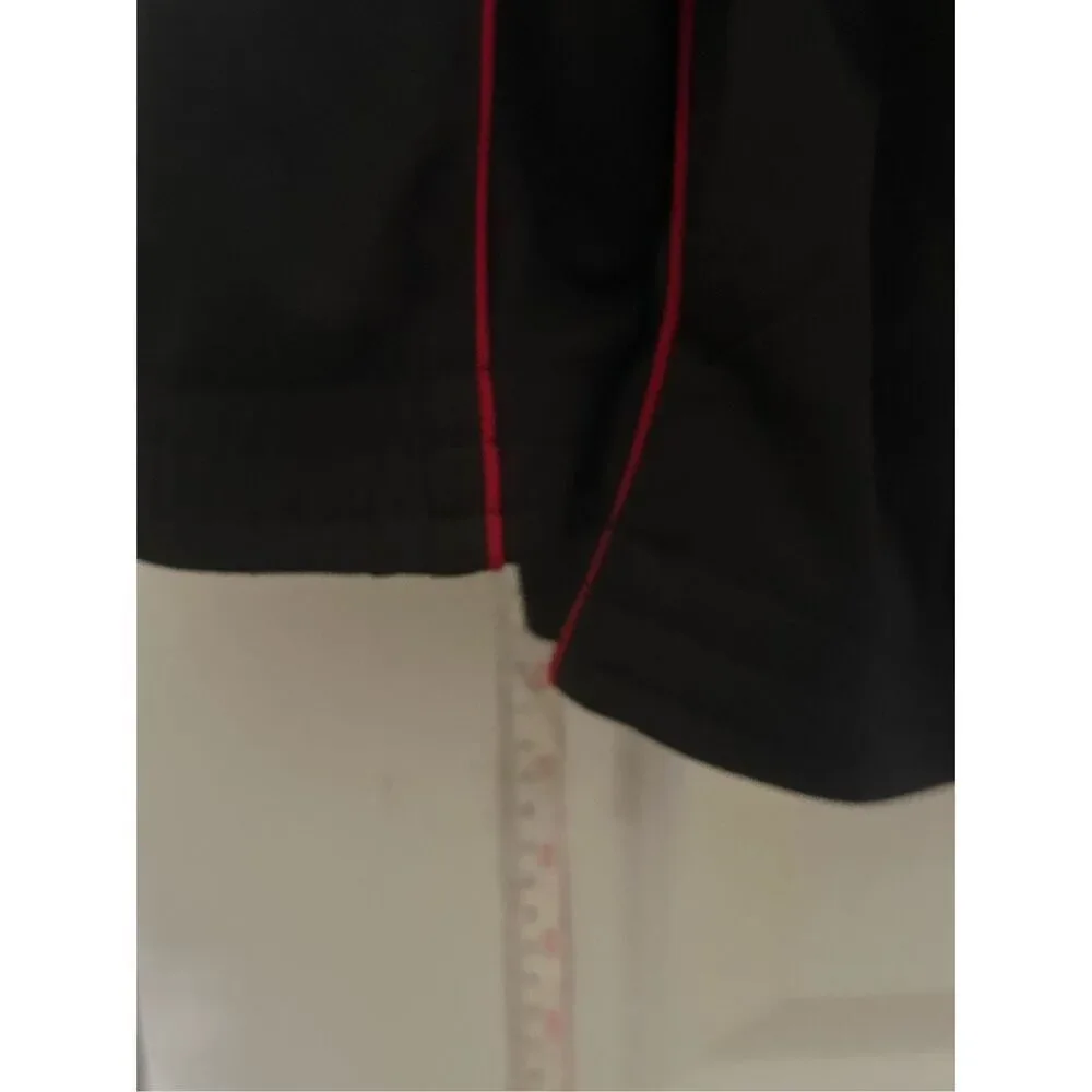 Athletech Black Colorblock Full Zip Activewear Performance Jacket Men's Large